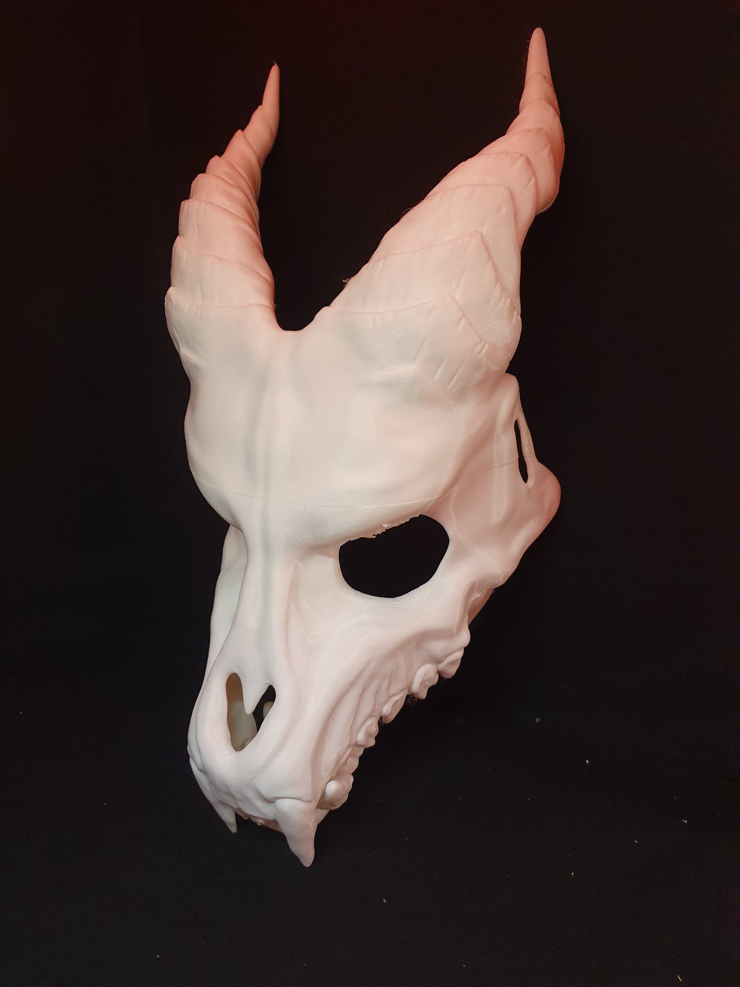 Horned Skulldog - Dog skull cosplay mask