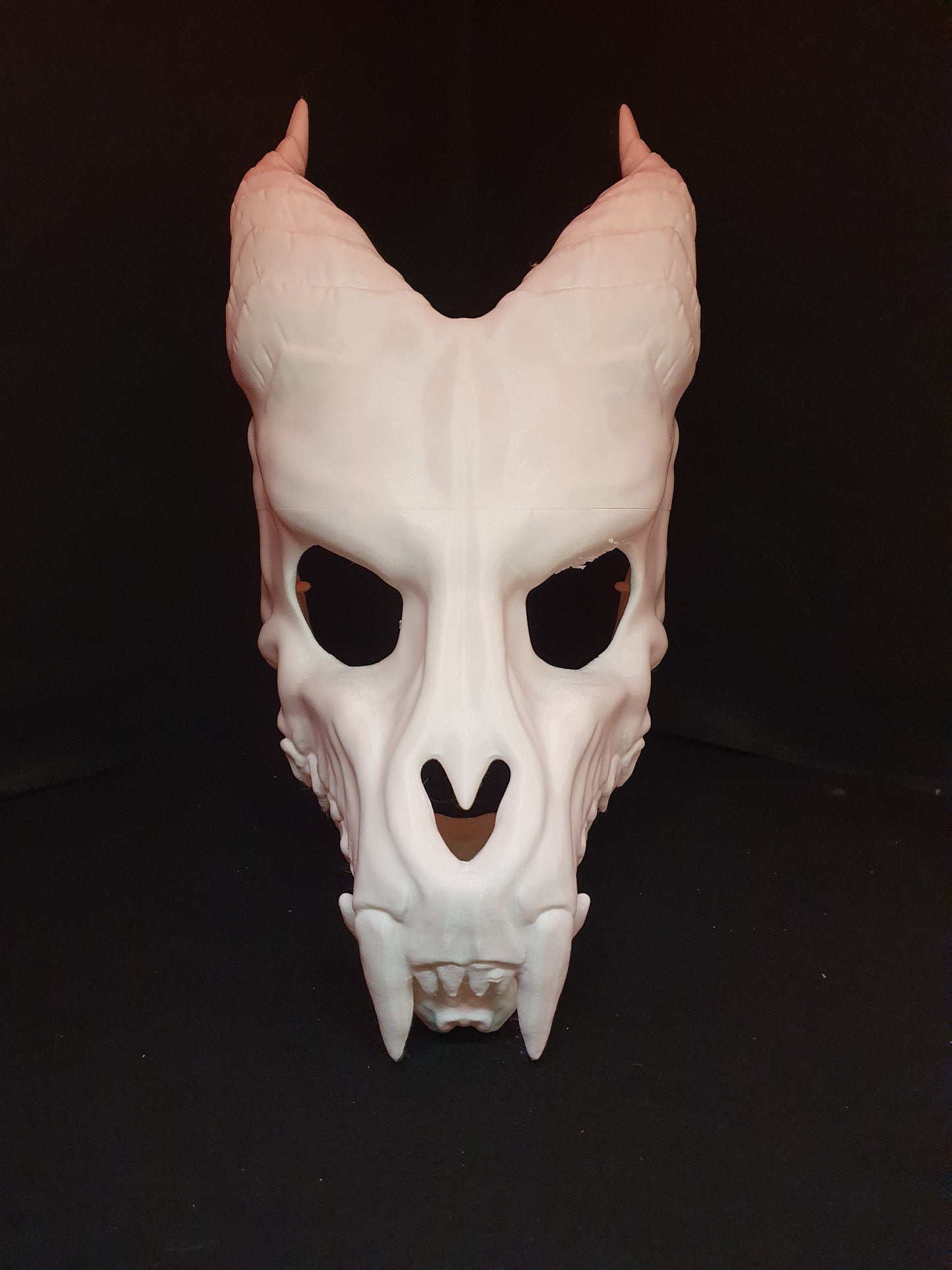 Horned Skulldog - Dog skull cosplay mask