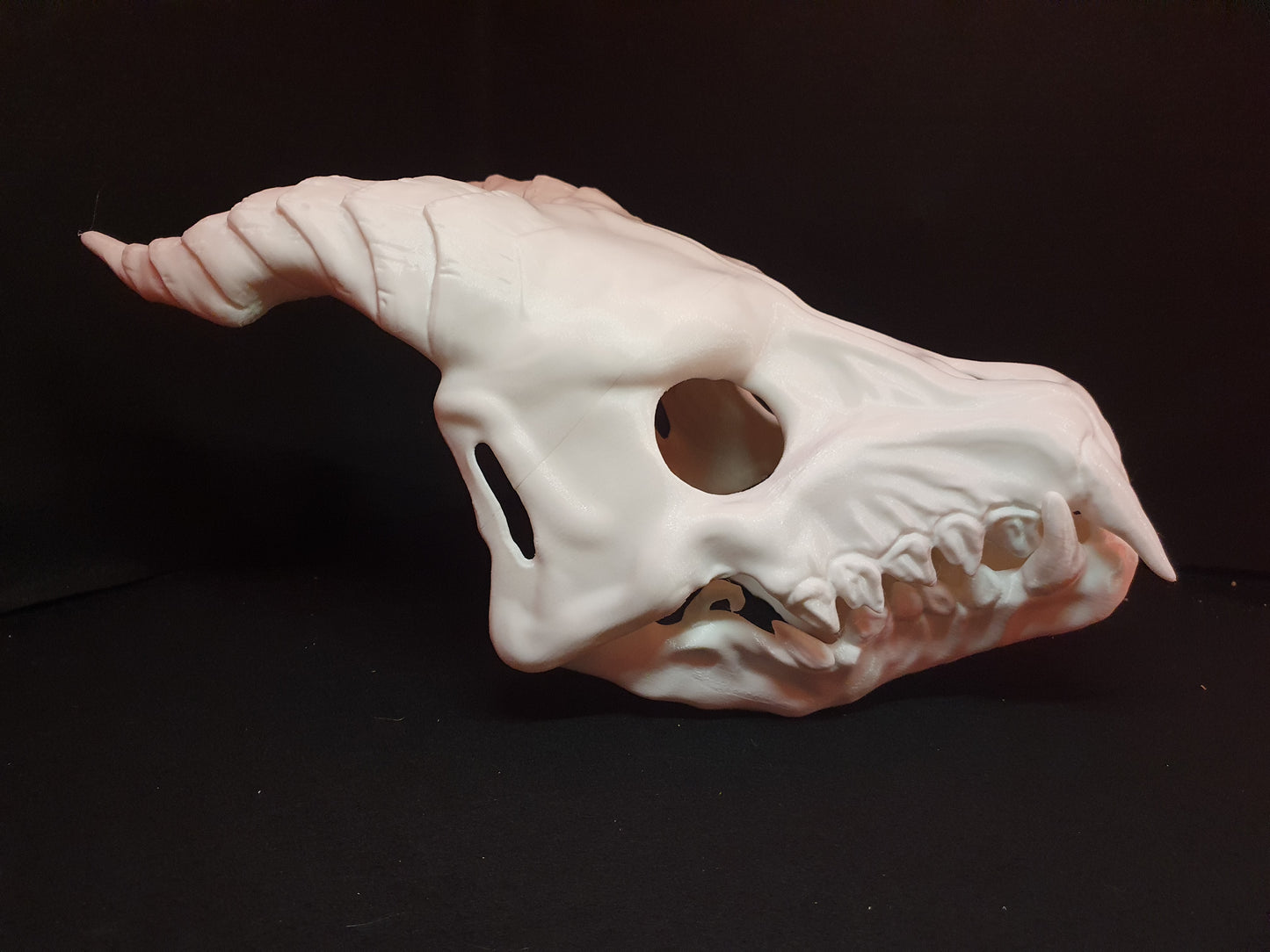 Horned Skulldog - Dog skull cosplay mask